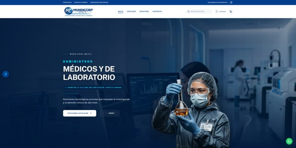 Mundicorp Medic — E-commerce B2B
