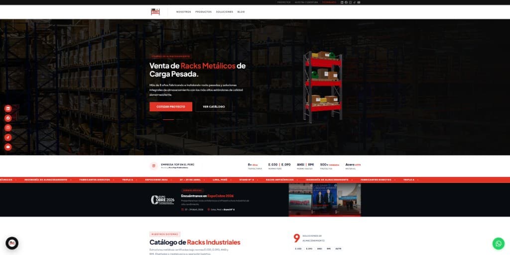 Soluciones Triple A — Racks industriales